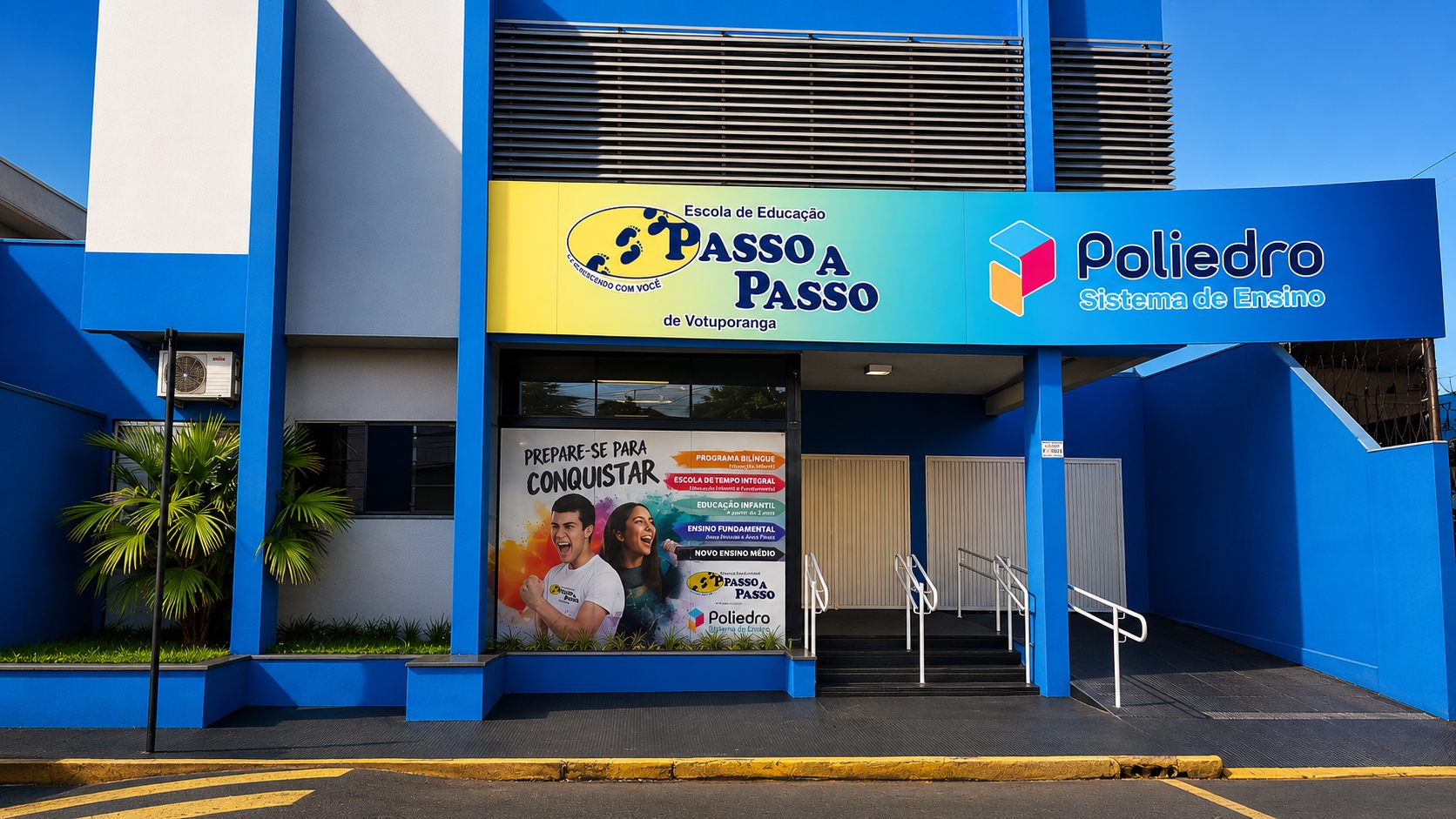 Fachada da Escola Passo a Passo